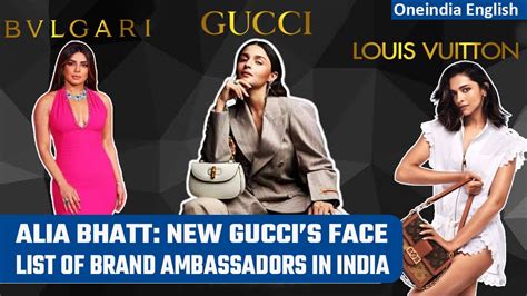 indian brand ambassador of Gucci